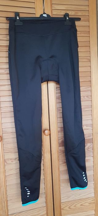 spodnie kolarskie,rowerowe długie lekko ocieplane damskie rozm.M Crane