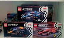 Lego Speed Champions F1 - 77242 Ferrari, 77243 Red Bull, 77246 Visa RB