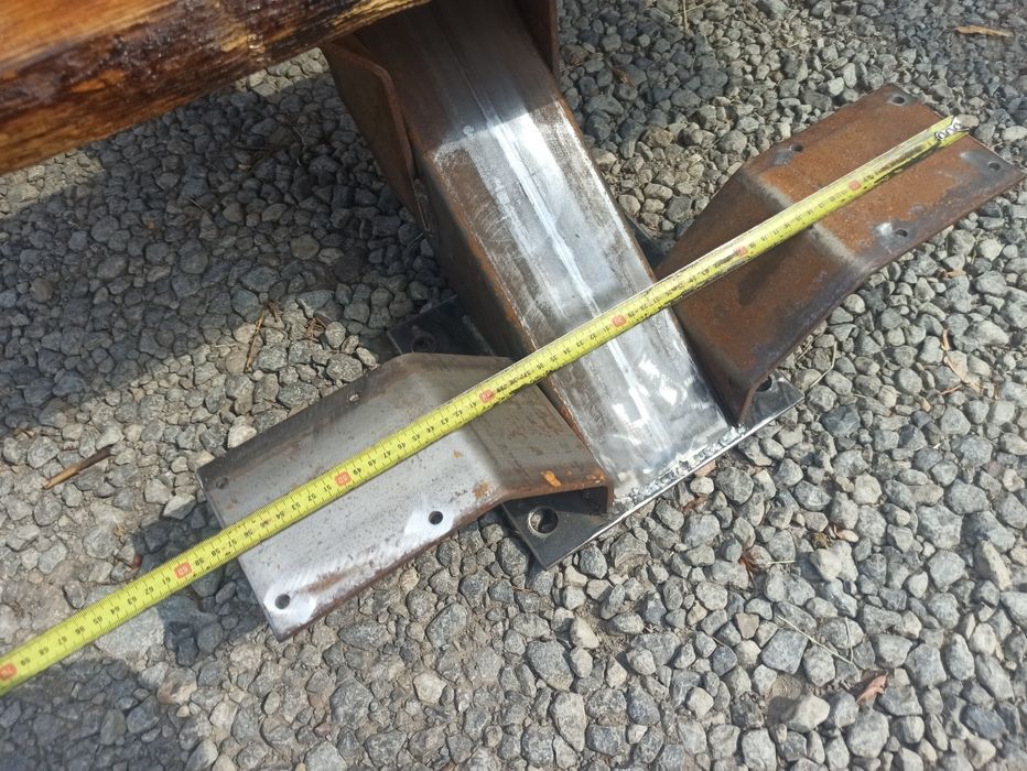 Schody konstrukcja pod deski. Rama nośna