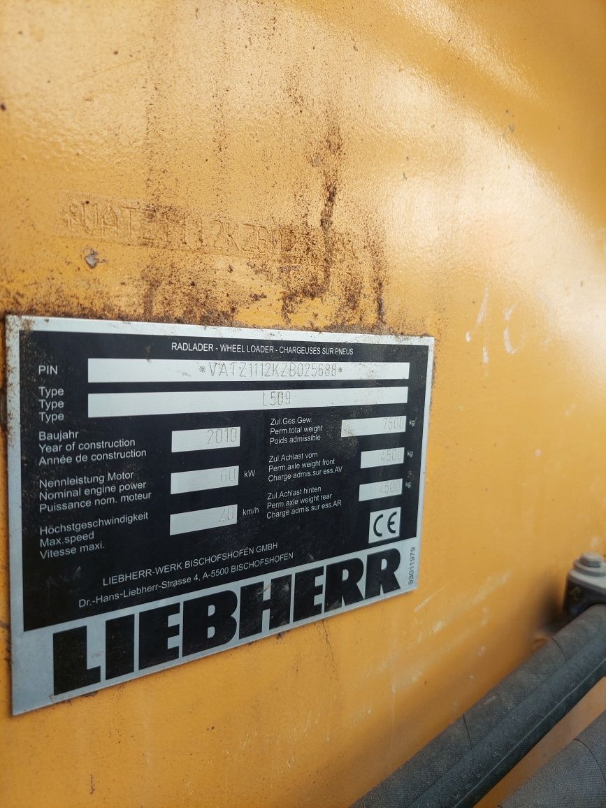 Liebherr ładowarka kołowa model 509 stereo