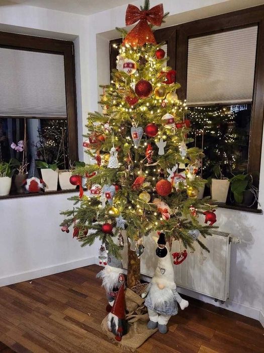 Choinka na pniu 220cm Świerk