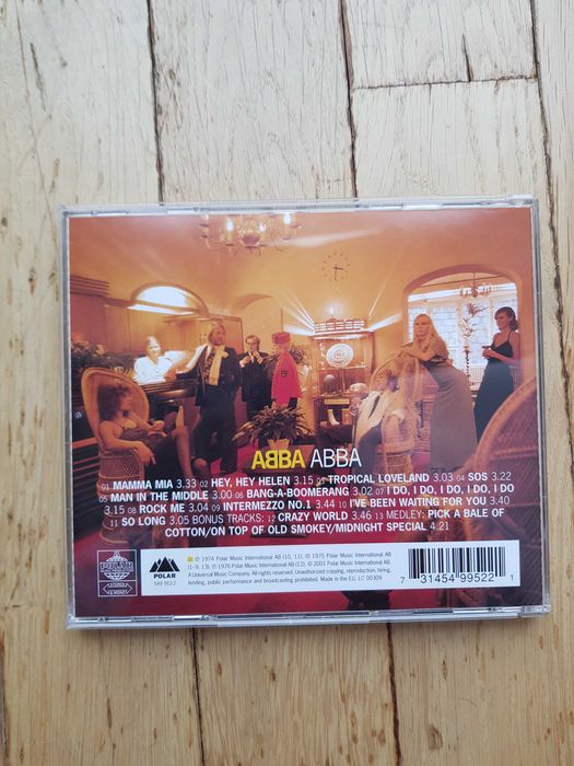 ABBA płyta CD z muzyką.