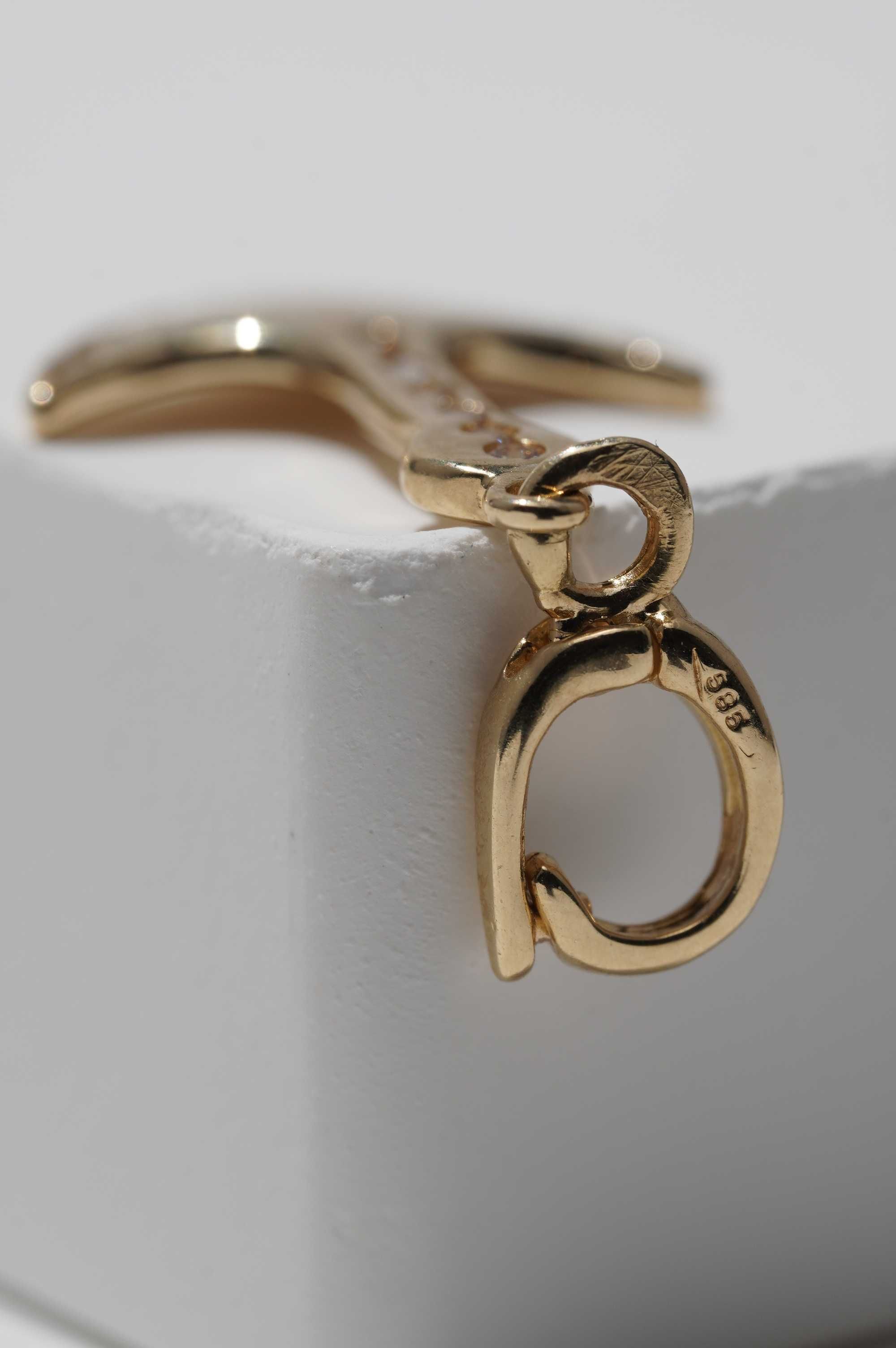 Złote Wisiorek 14K 1,56g