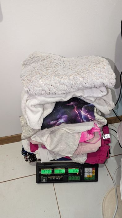 10kg odzieży dziewczynka 134-152