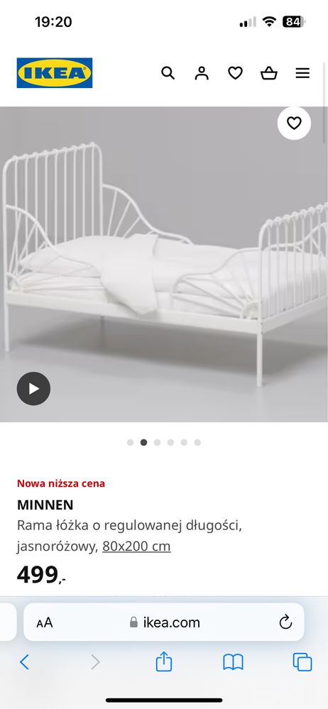 Łóżko dziecięce Ikea które rośnie razem z dzieckiem