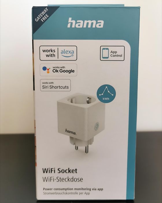 Tomada Inteligente Wi-Fi Hama 3680W 16A – nova