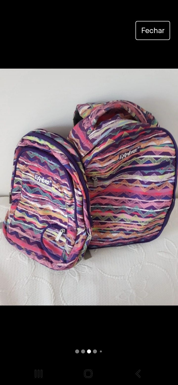 Mochila Escolar 2 em 1