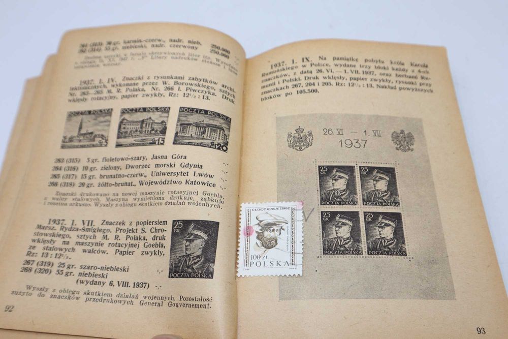 Znaczki Generalnego Gubernatorstwa i Polskie  St. Miksteina  1944 r L