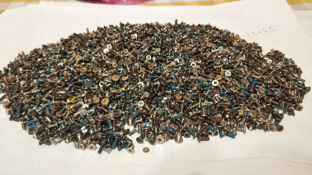 Винты, винтики, болтики, 10шт для ноутбуків, ПК