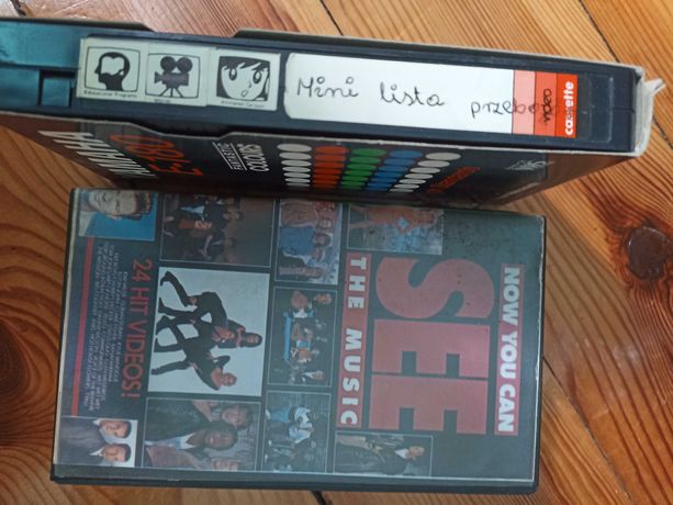 Kasety VHS teledyski