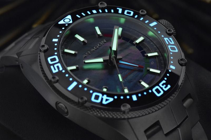 Часы ARAGON Virtuoso TITANIUM Ceramic Sapphire Automatic 44 mm 1000MT