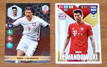 Robert Lewandowski : 2 karty sportowe