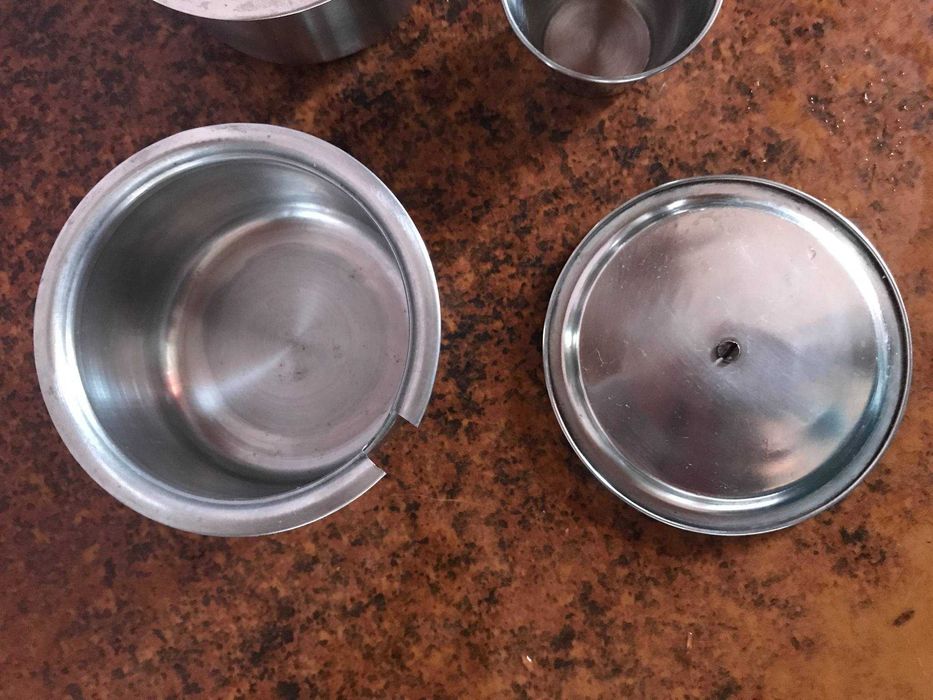 Совок для сыпучих алюминий СССР ёмкости для приправ специй Индия