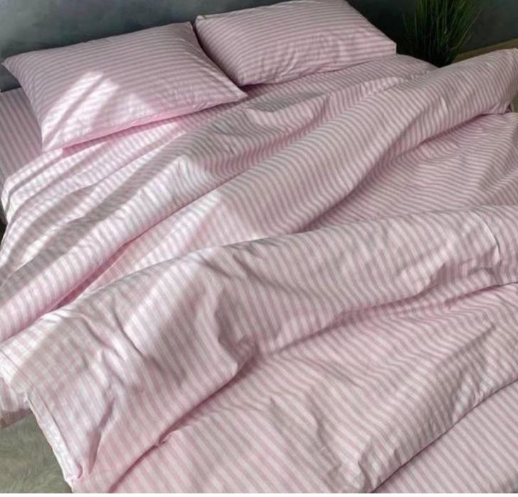 Постільна білизна бязь голд люкс смужка / однотон