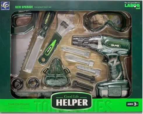 Детский игровой инструментальный набор Helper Good Life (green)