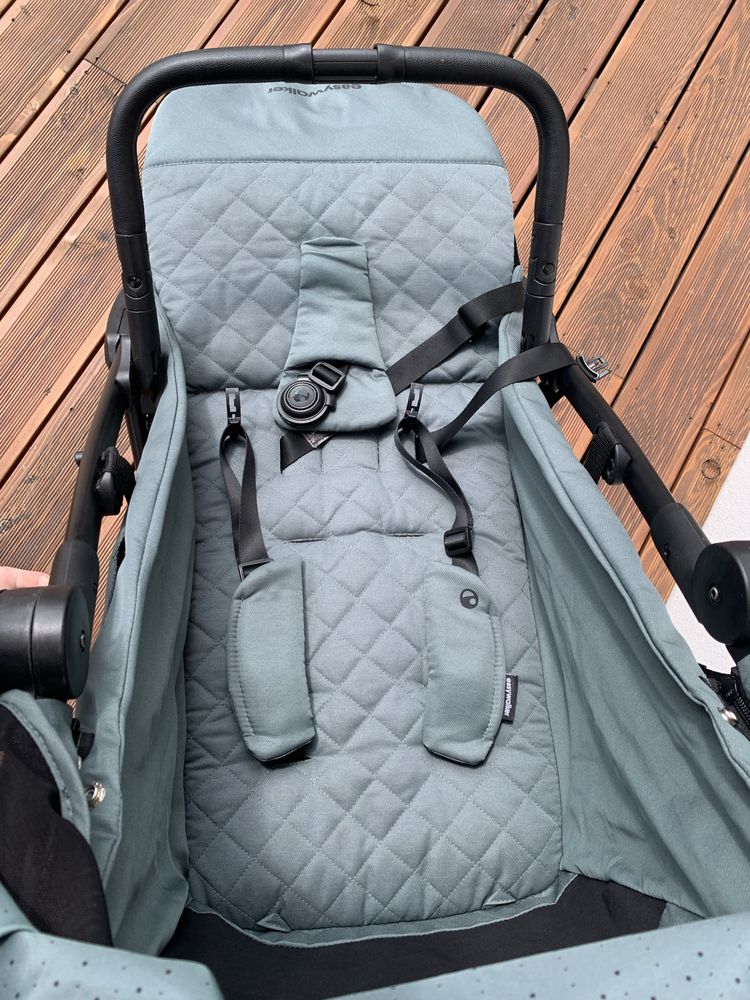 Easywalker Jackey samoskladający wozek spacerowy forest green jak now