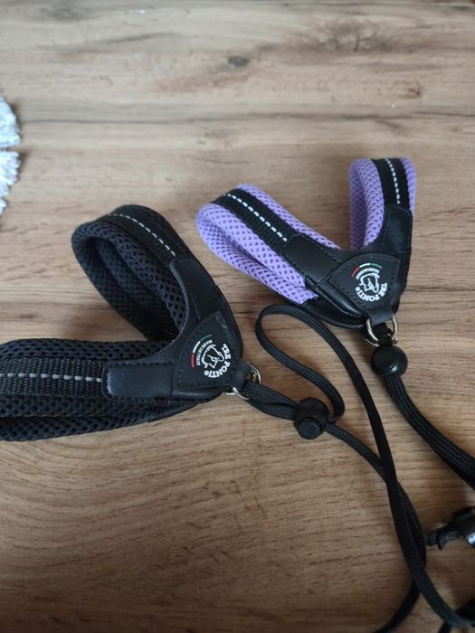 Szelki TRE PONTI dla kota lub pieska – rozmiar 1 (do 3 kg) – fioletowe