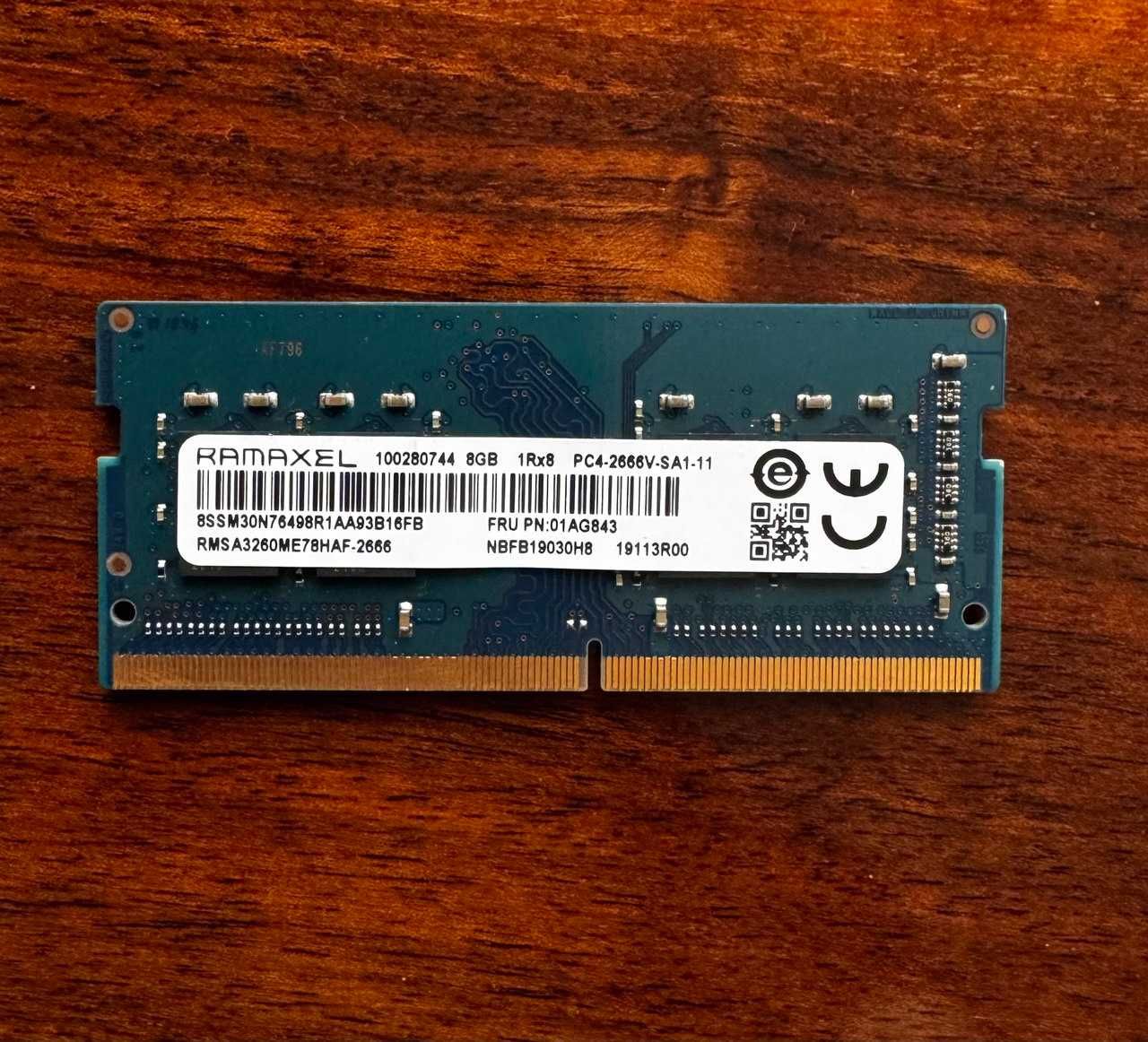 Оперативна пам`ять для ноутбука Ramaxel 8GB SO-DIMM DDR4 2666