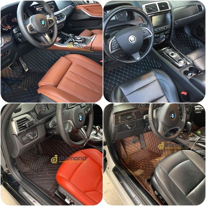 Коврики кожа VW Touareg Touran Passat Tiguan AMAROK Golf Transporte