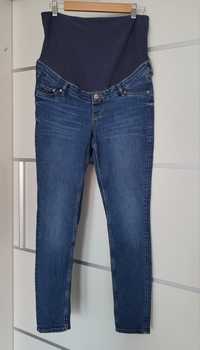 Spodnie ciążowe skinny H&M MAMA  jeansy rurki r.M 38 niebieskie