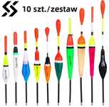 Nowe spławiki wędkarskie zestaw 10 sztuk