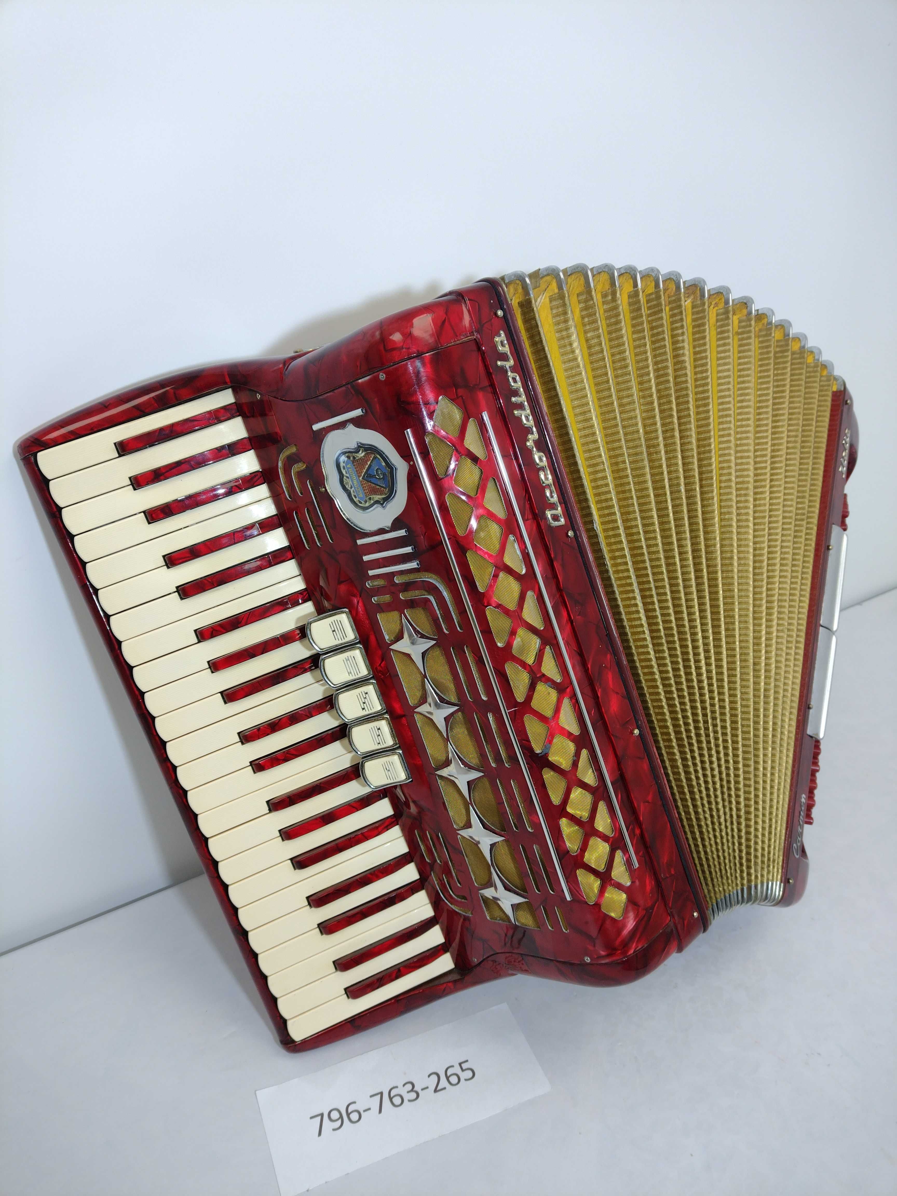 Akordeon Włoski Accordiola 120 bas.-4chóry,MUSETTE stan BDB !! zamiana