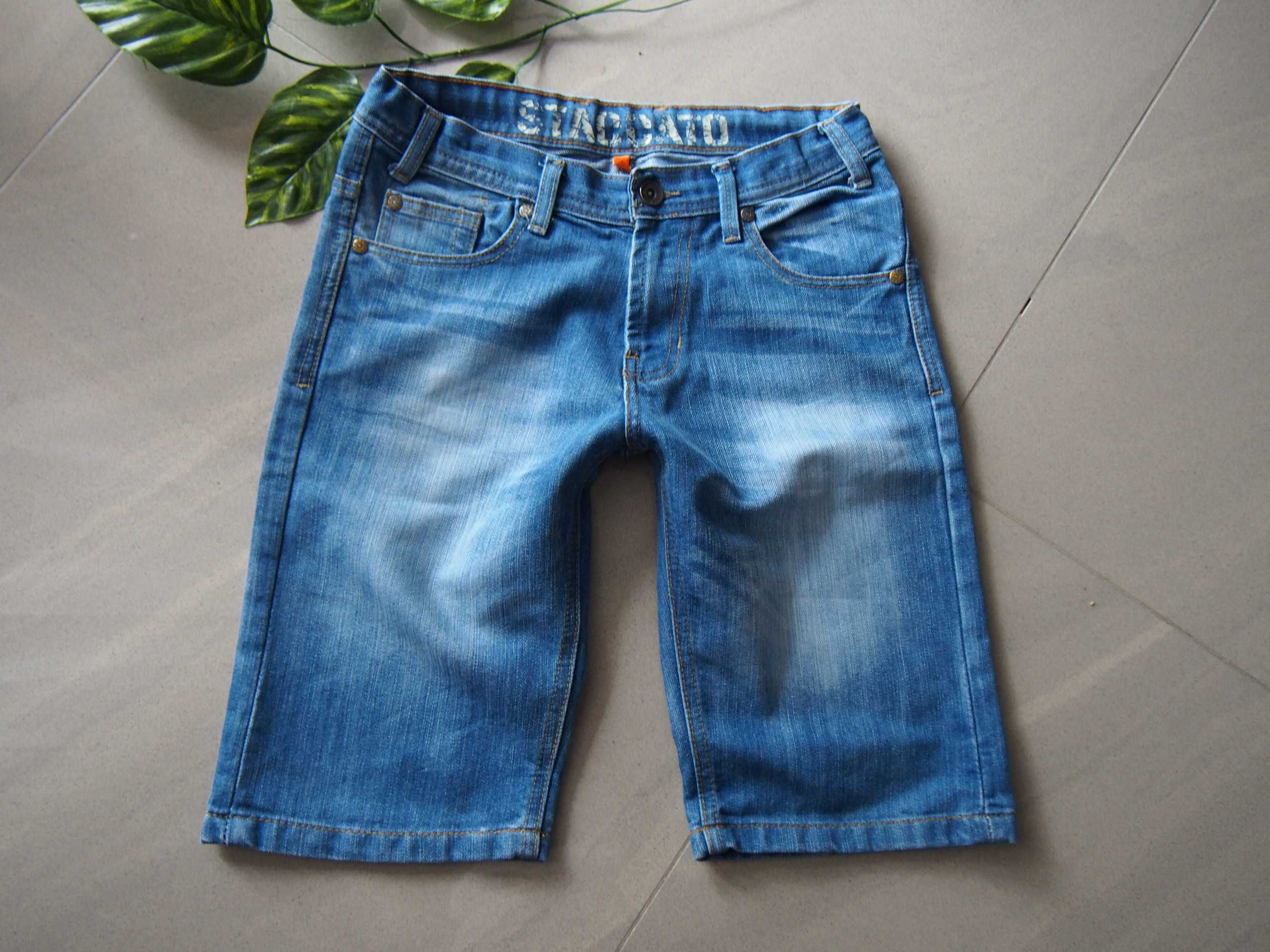 Spodenki szorty jeans 152/158 cm Staccato