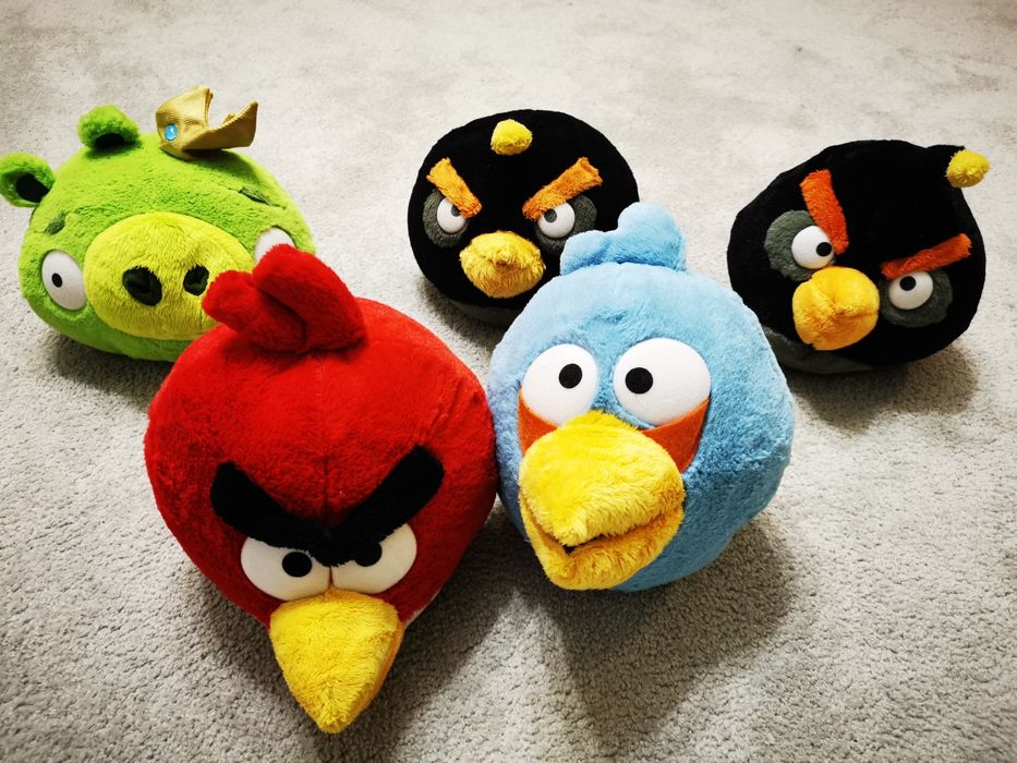 Pluszaki Angry Birds 5 szt