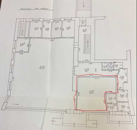 Оренда приміщеня 40,5 м2/ пр. Ювілейний 57/106/ червона лінія