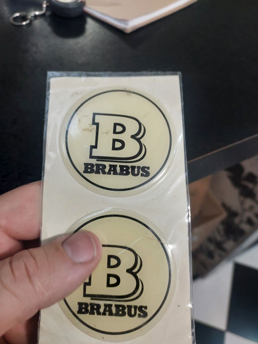 Брабус Brabus наклейки на диски (колпачки)