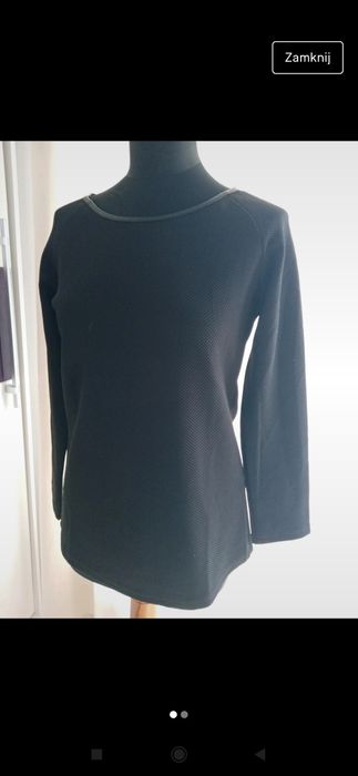 Czarna elegancka bluzka