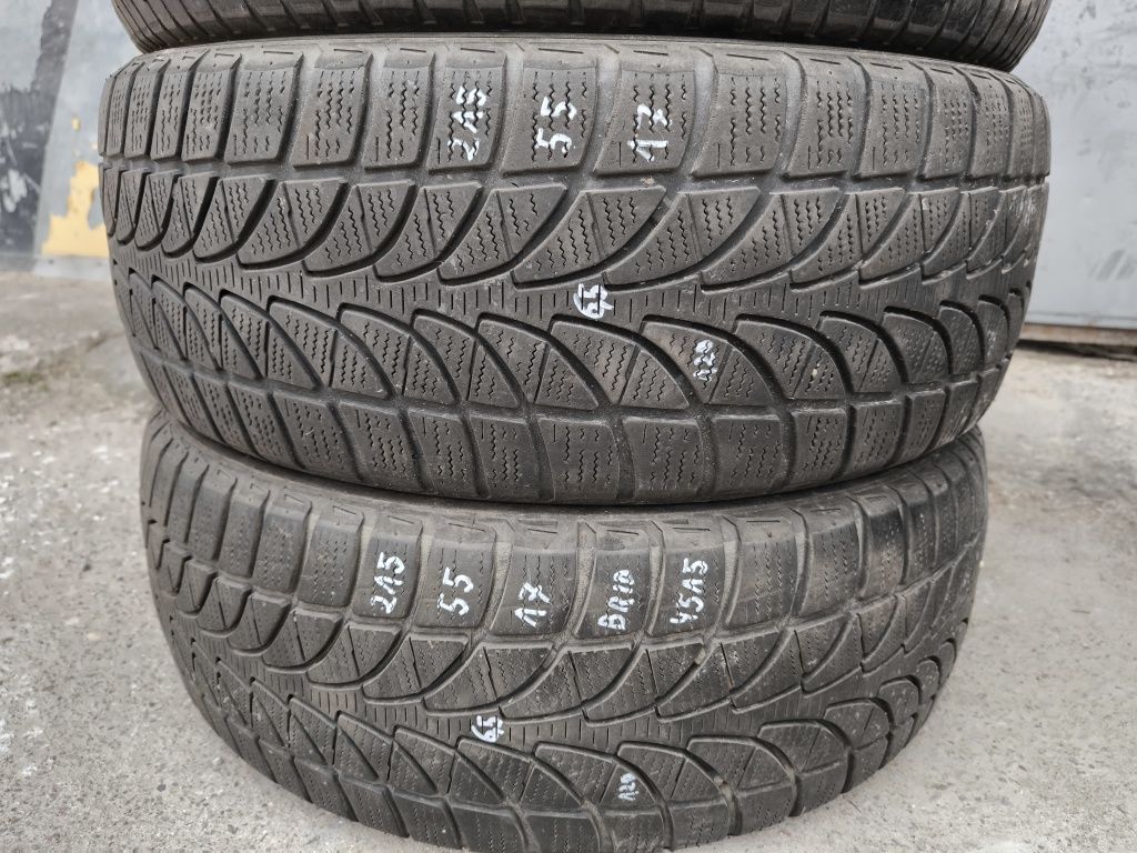 2X opony zimowe Bridgestone 215/55/17