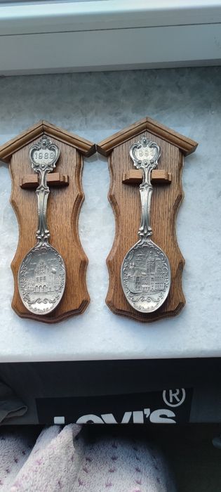 Ложки декоративні, олов'яні.