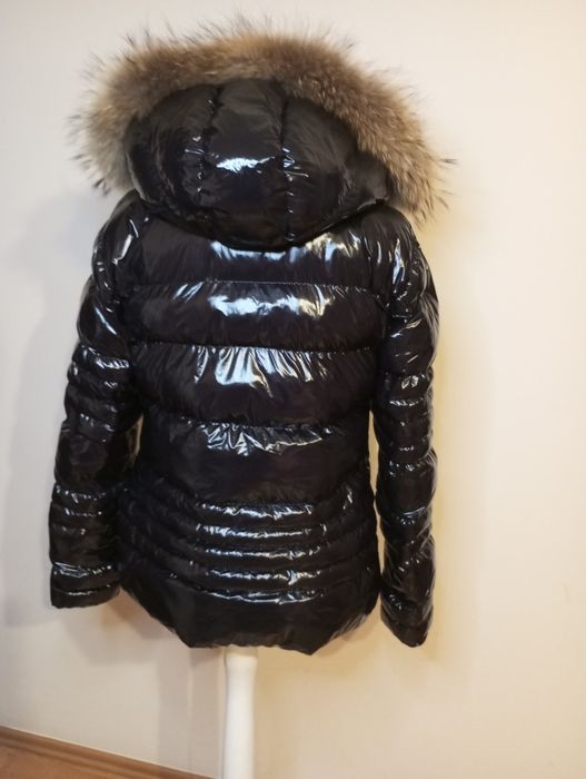 Damska puchowa pikowana kurtka z kapturem -Moncler