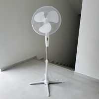 Білий напольний вентилятор на підставці д. 40 см Нідерланди з Європи