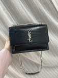 Torebka typu crossbody Saint Laurent Sunset Silver Chain