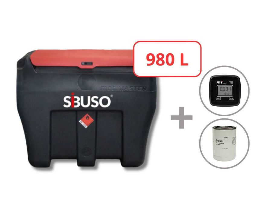 Zbiornik na paliwo mobilny do oleju ON SIBUSO CM 980 Classic