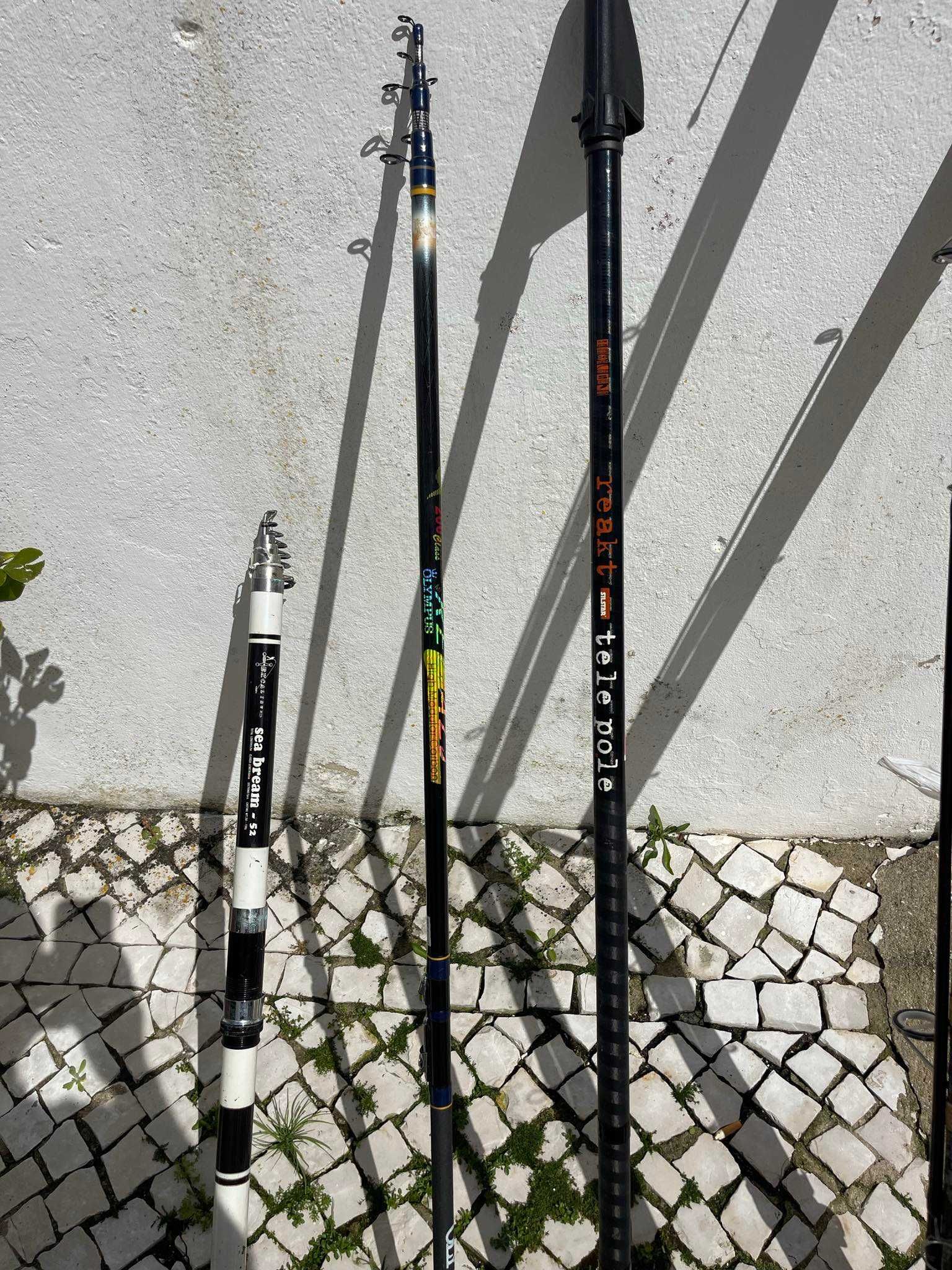 canas de pesca em bom estado
