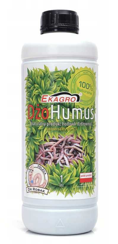 Dżohumus BIOHUMUS nawóz naturalny 100% organiczny 1l,  5l, 10l, 20l