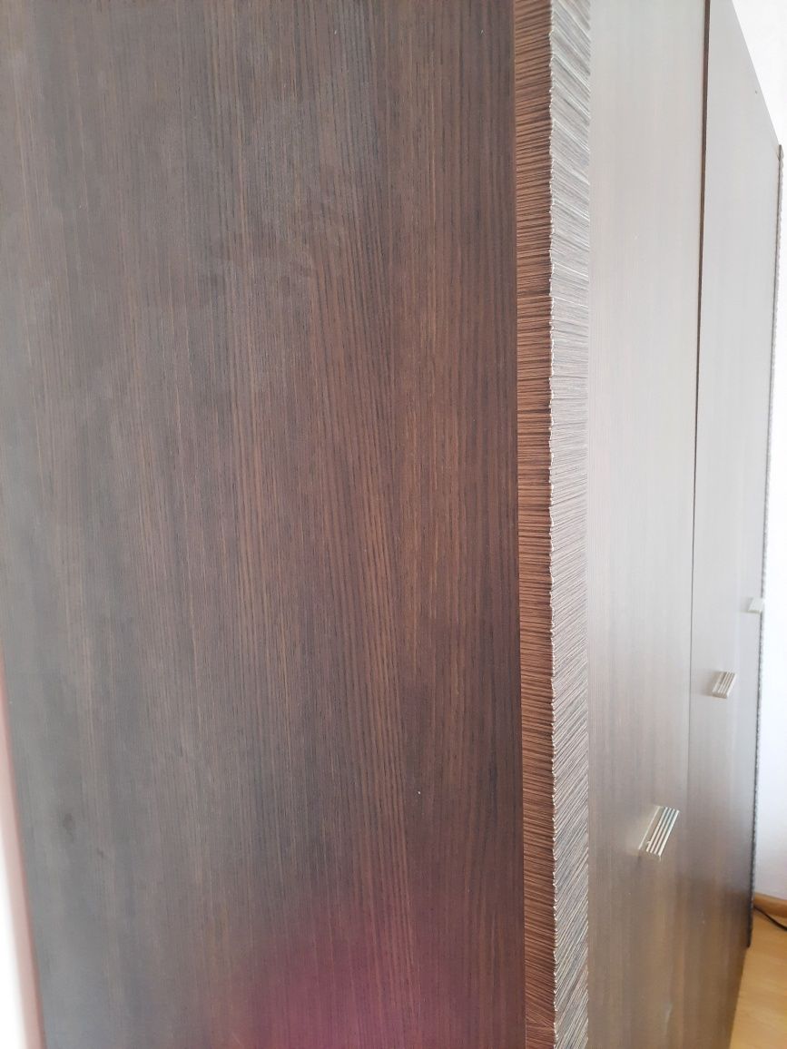 Szafa i szafka wisząca z black red white