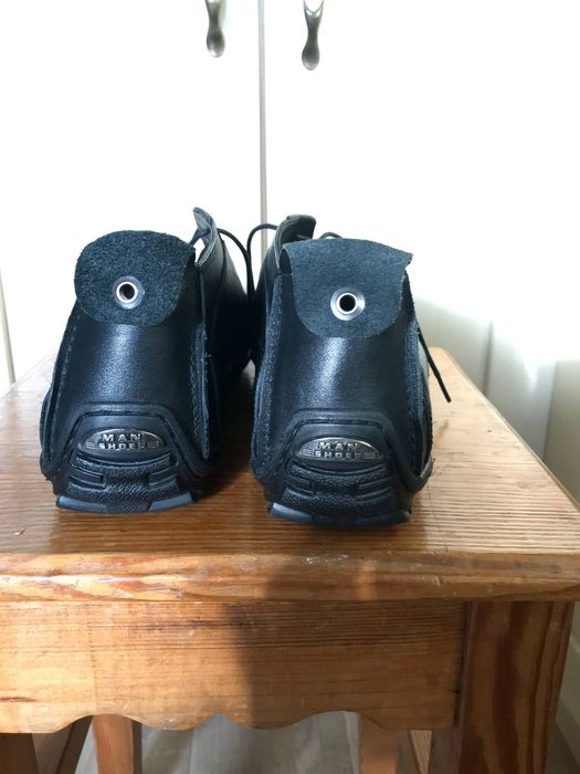 Чоловічі кожані туфлі 45 розмір