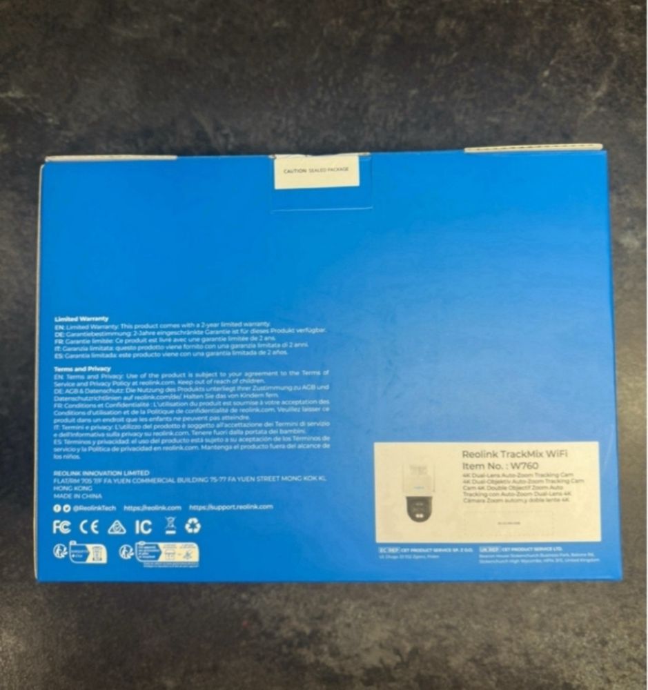 Kamera IP Reolink Trackmix WIFI OBROTOWA 8MPx - W760