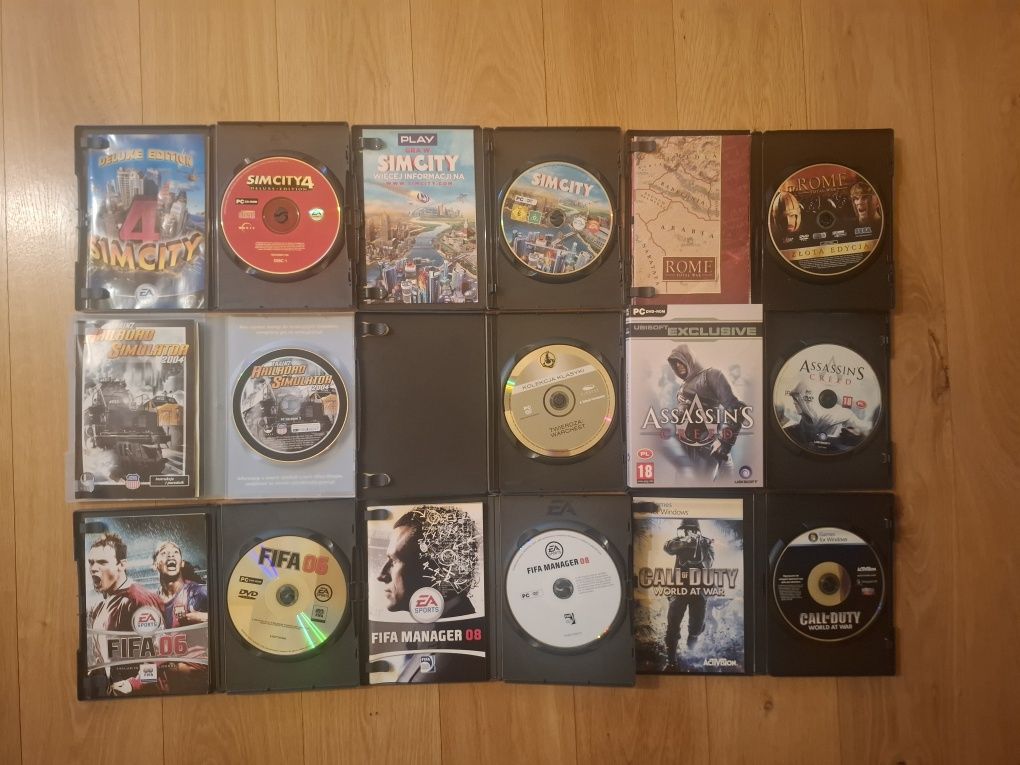 Gry PC - zestaw lub na sztuki