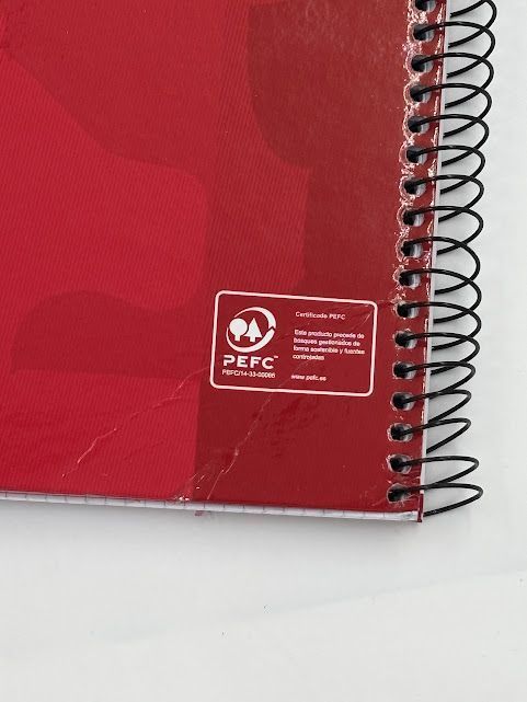 oxford zeszyt spiralny a4 80 kartek kratka 4x4  twarda okładka