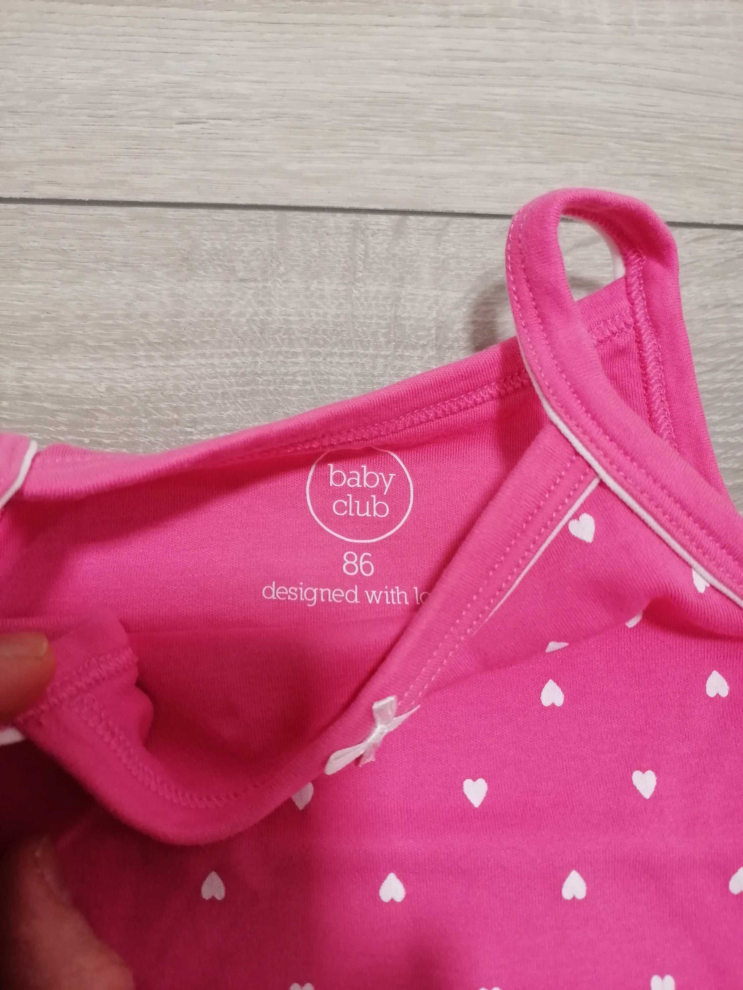 Sukienka + body Cool Club. Rozmiar 86. Nowe