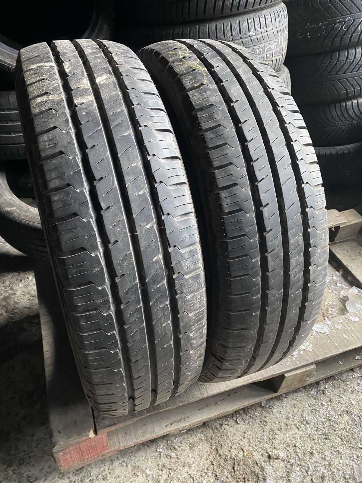 215.75.16с Hankook 2шт лето БУ склад шины резина из Европы 75 R16С цеш