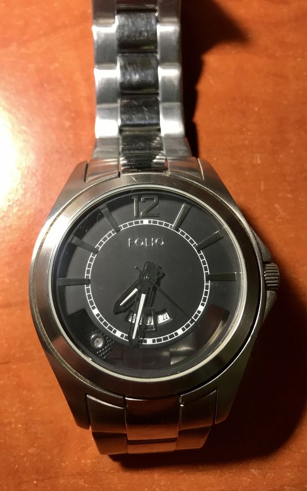 Мужские механические часы с автоподзаводом FOLIO с браслетом фолио