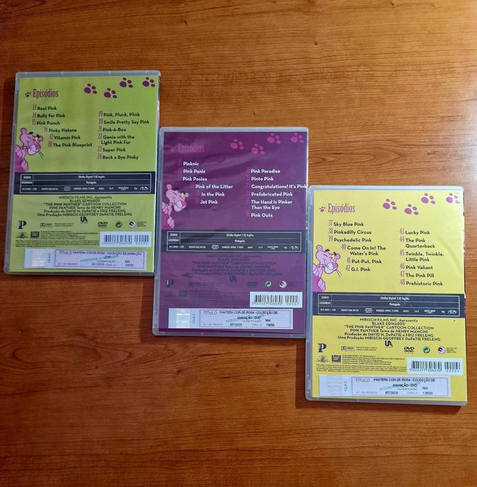 Coleção PANTERA-COR-DE-ROSA - Números 2, 3 e 4