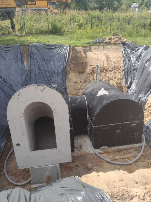 Piwnica betonowa 350 ziemianka ogrodowa B30W8 drzwi schody wentylacja