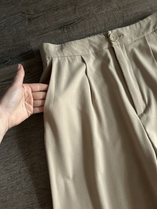 Штани брюки бежеві stradivarius l